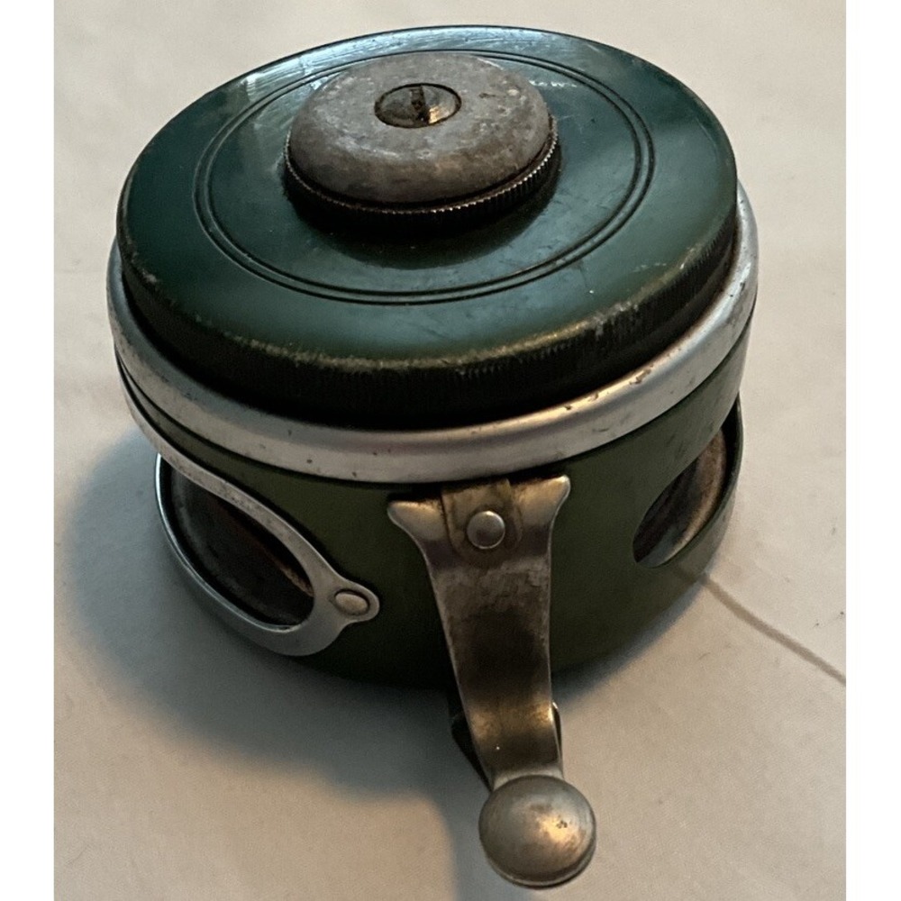 Vintage Shakespeare Silent Tru-Art Automatic Fishing Reel #1847 Made USA
